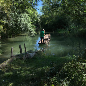 barque à fond plat ried, ecotourisme en Alsace